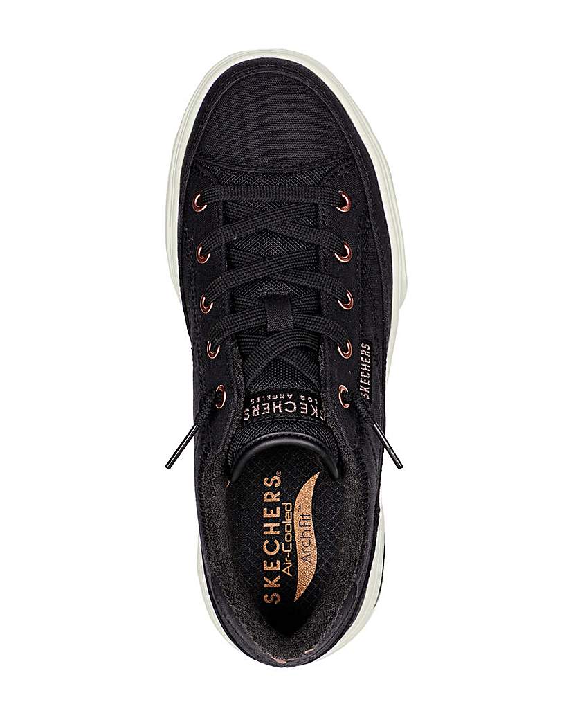 Skechers Arch Fit Arcade Canvas Trainer