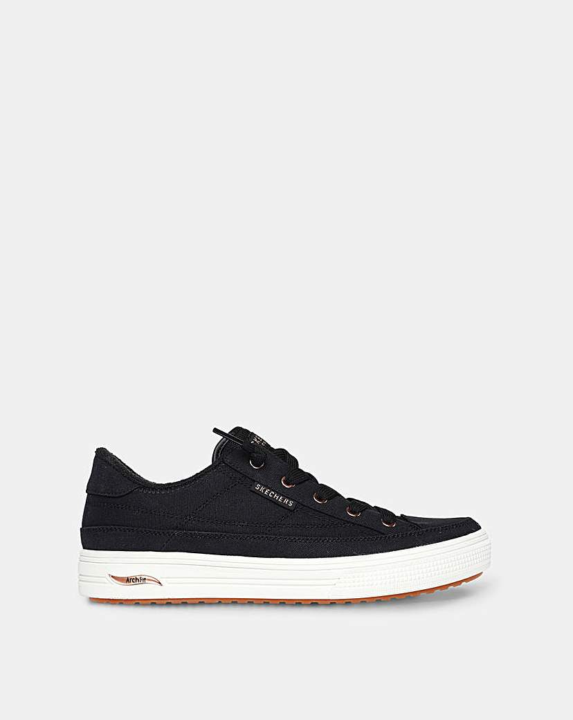 Skechers Arch Fit Arcade Canvas Trainer