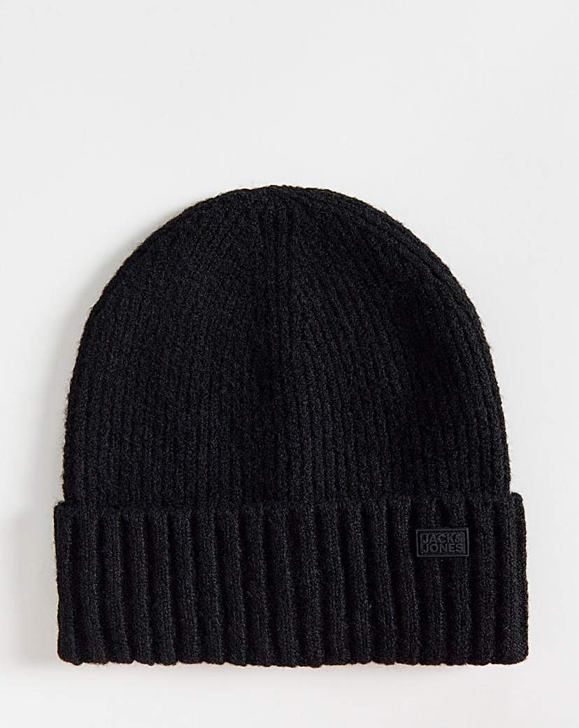 Jack& Jones Rush Beanie Hat - Black
