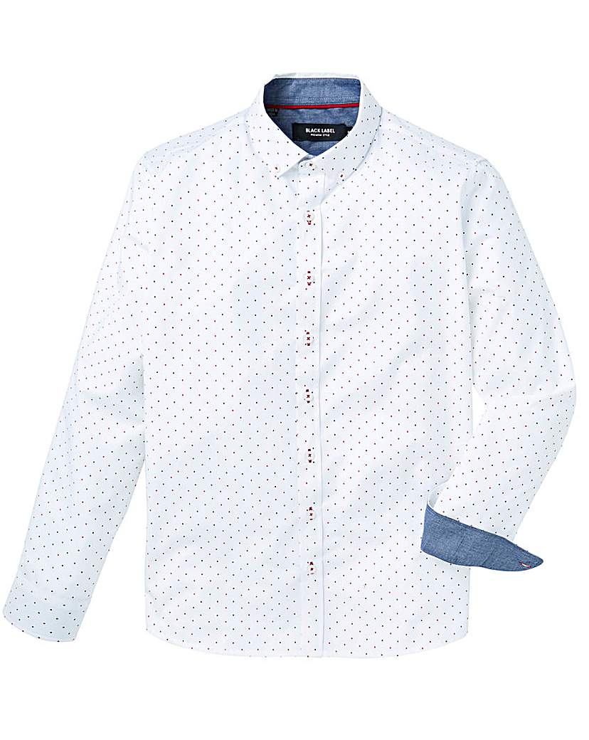 Image of Black Label LS Print Shirt Long
