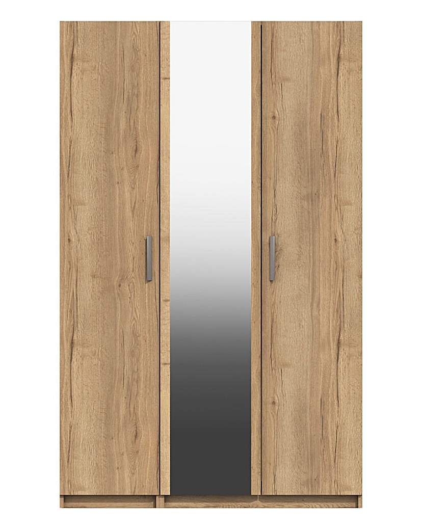 Lugo 3 Door Wardrobe with Mirror