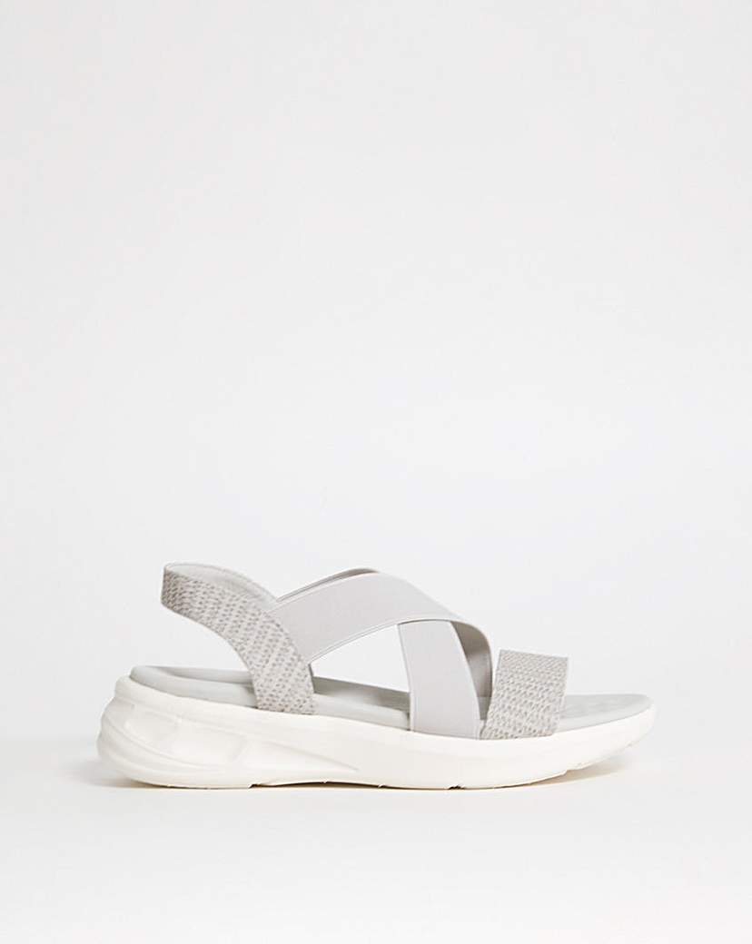 Cushion Walk Elasticated Sandal EEE Fit