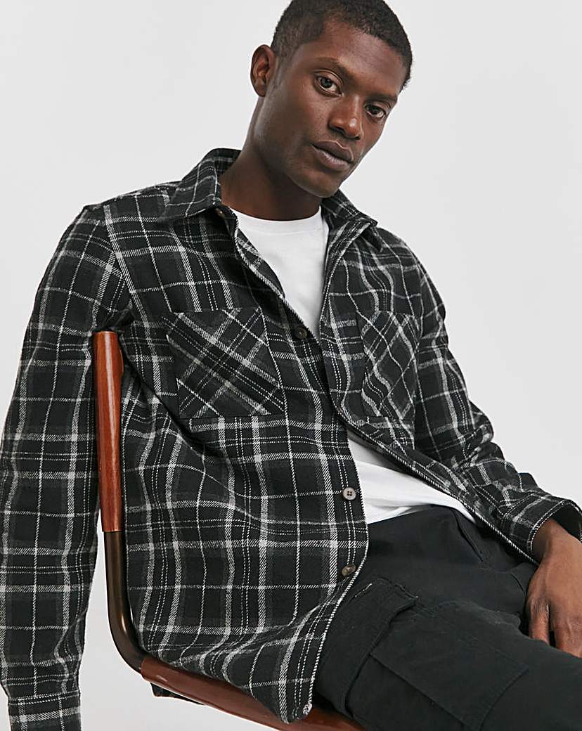 New In - Double Pocket Check Overshirt