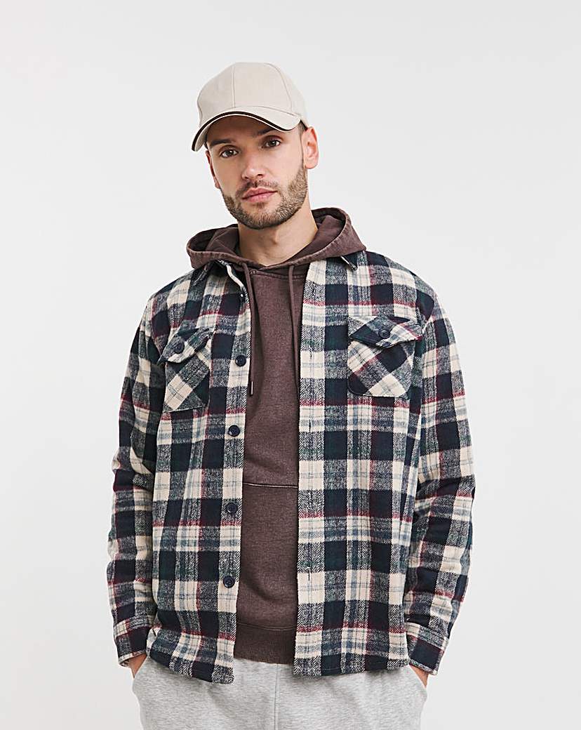 New In - Double Pocket Check Overshirt