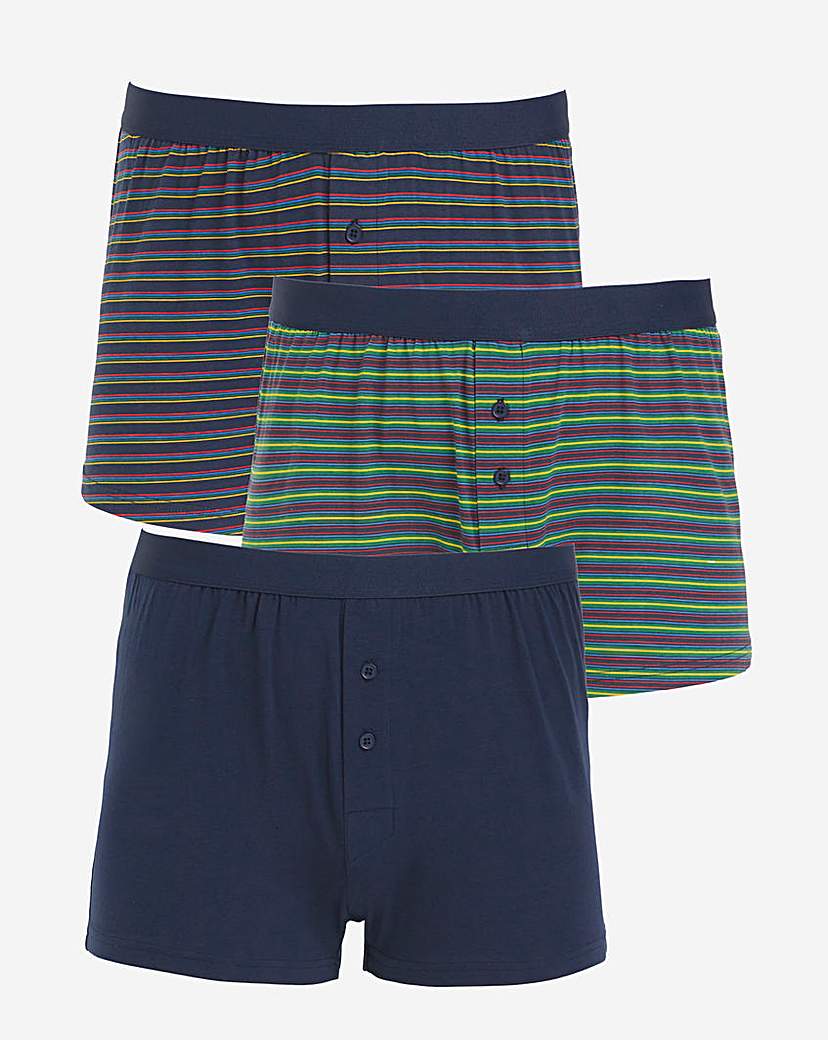 New In - 3 Pack Stripe Boxers