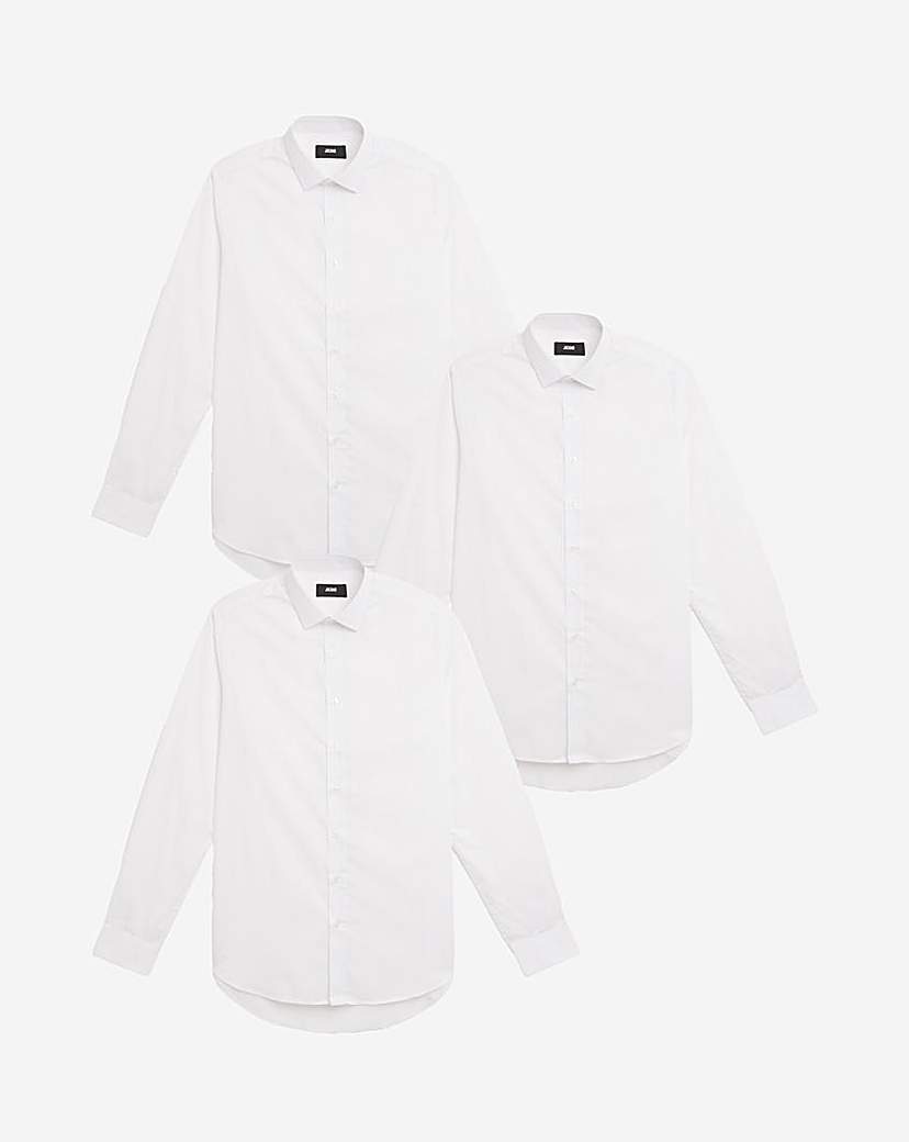 3 Pack Long Sleeve Formal Shirt