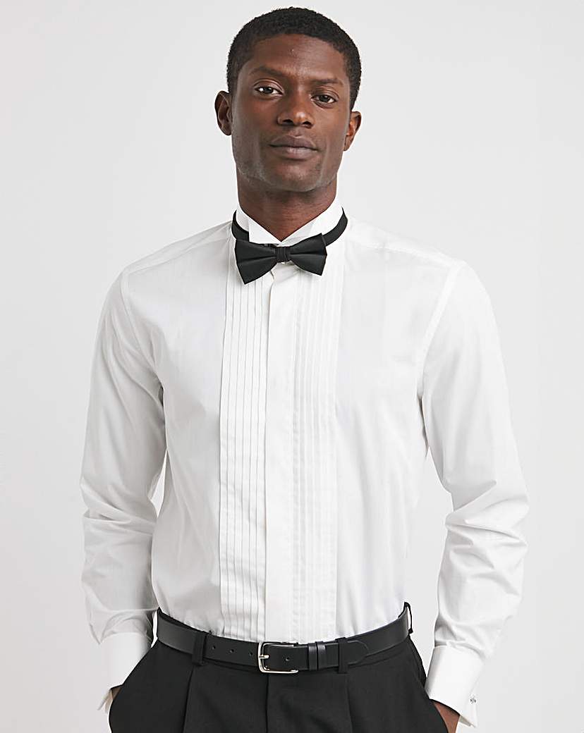 White Poplin Dinner Shirt