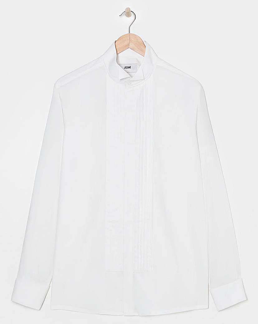 White Poplin Dinner Shirt