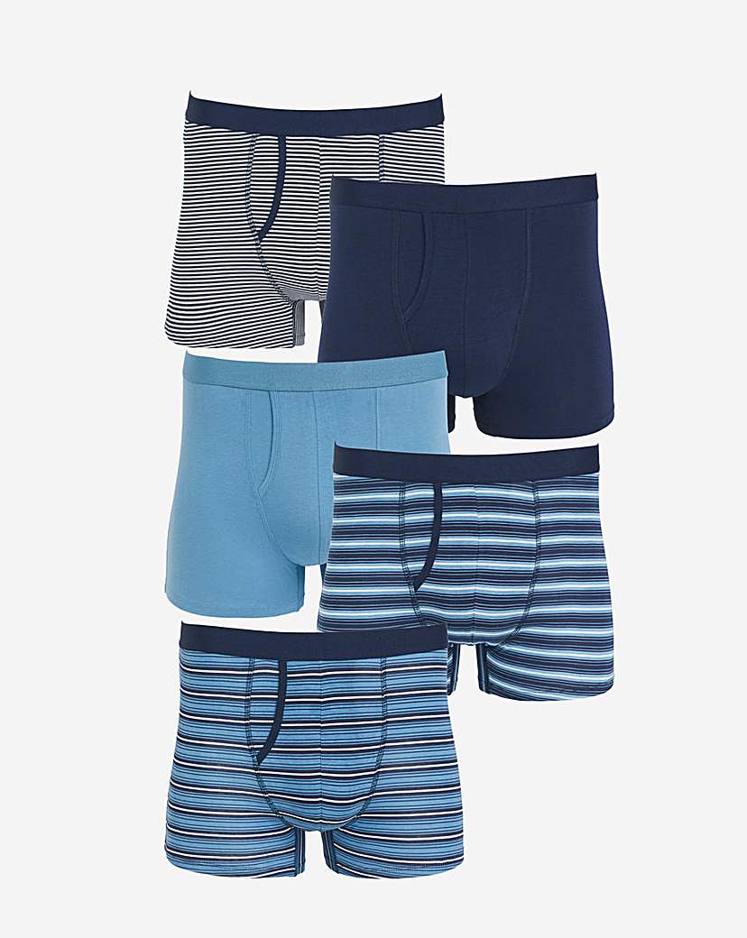 5 Pack Blue Stripe A Fronts