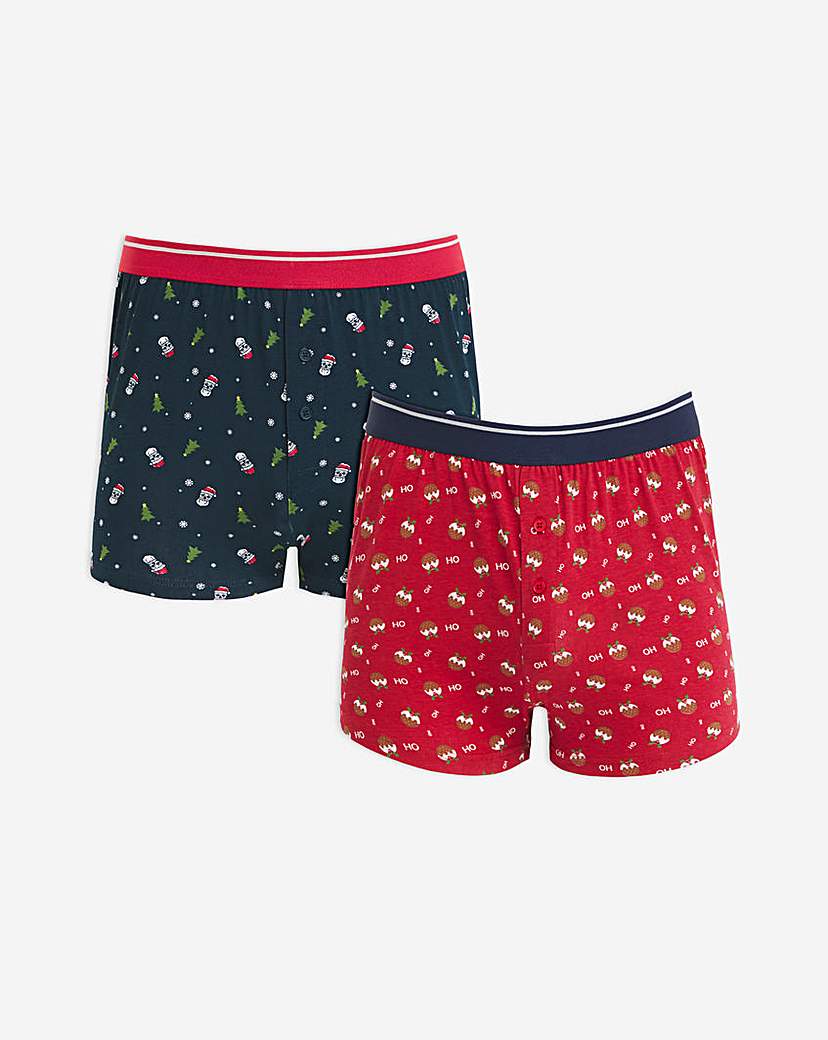 2 Pack Novelty Loose Boxers