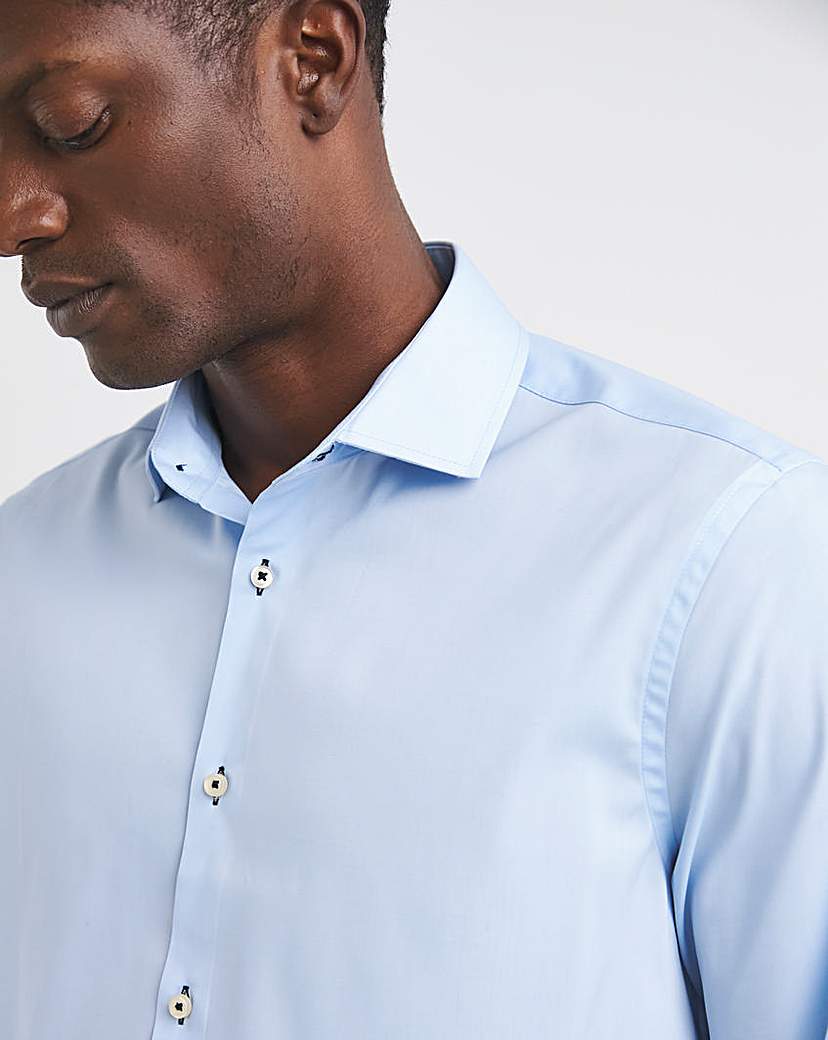 New In - Polyester Blend Stretch Travel Shirt