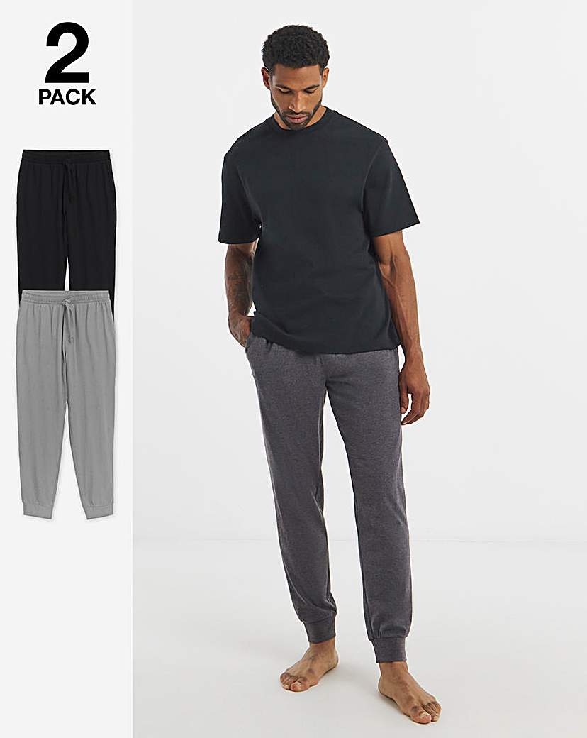 New In - 2PK Jersey Cuffed Lounge Pants