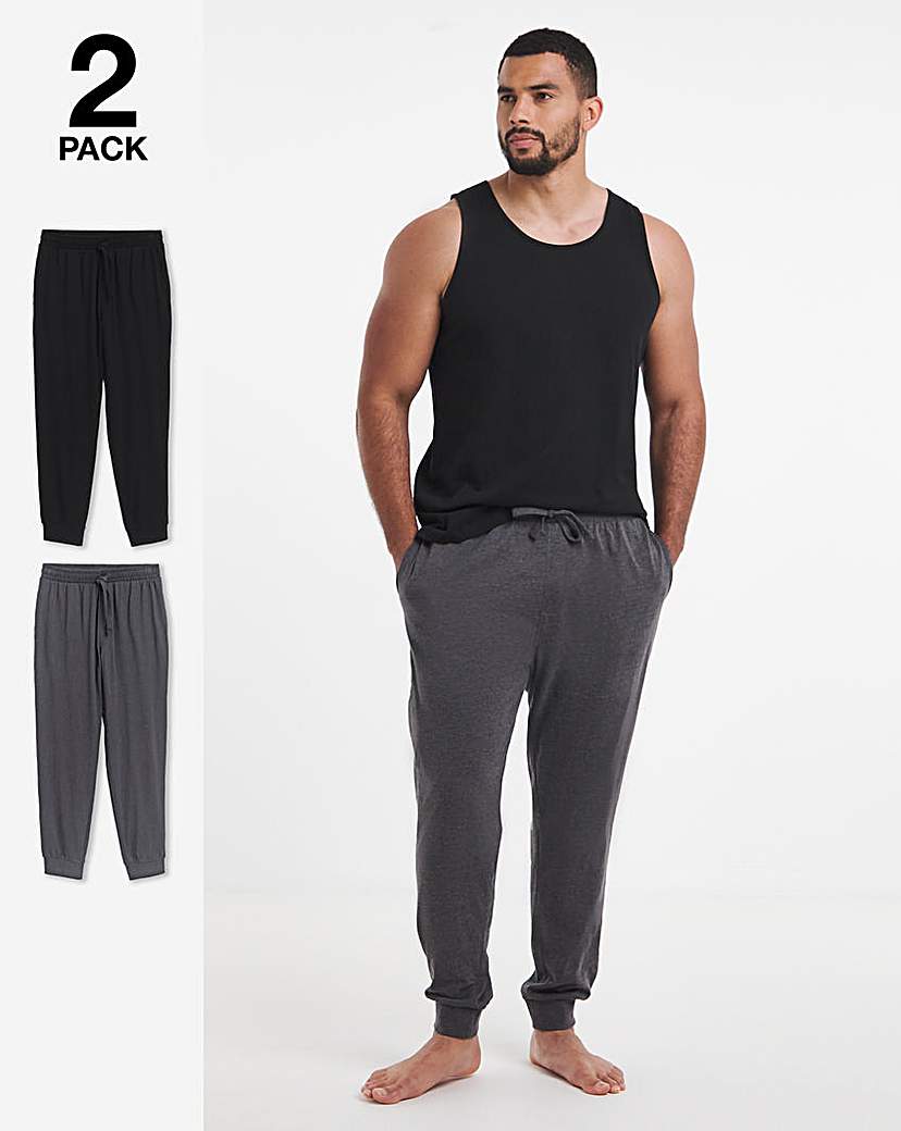 2 Pack Cuffed Lounge Joggers