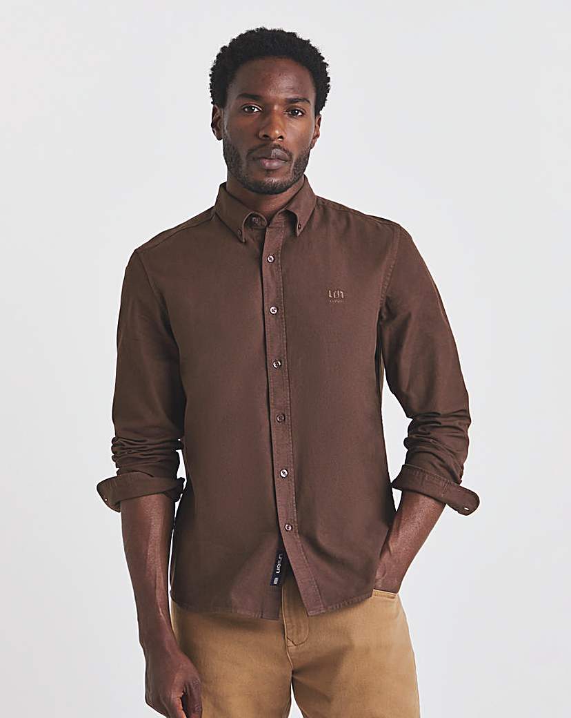 Union Heavy Weight Oxford Shirt Regular Burgundy …