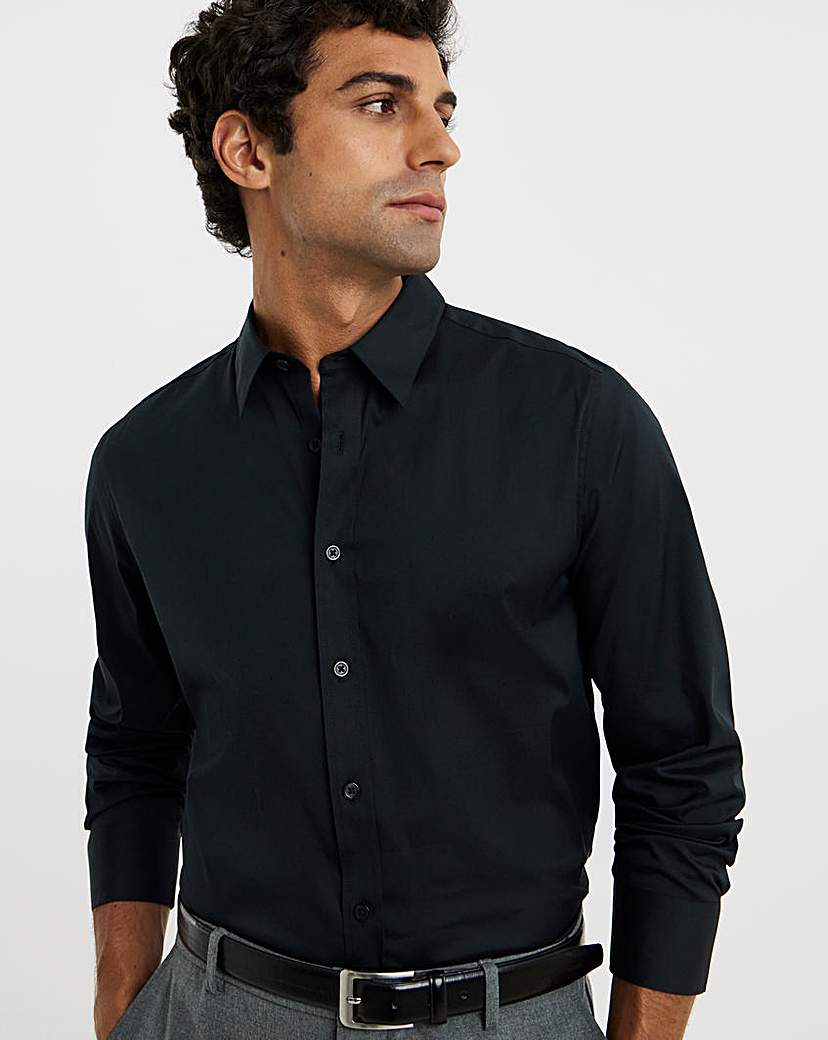 New In - Cotton Stretch Mercerised Shirt Long