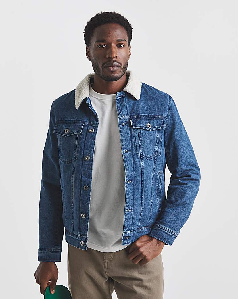 New In - Union Borg Lined Denim Jacket