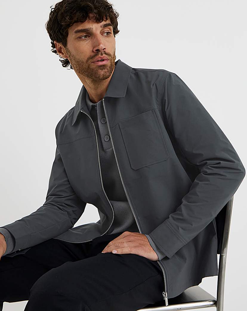 New In - Folio Zip Through Tech Shacket Regular