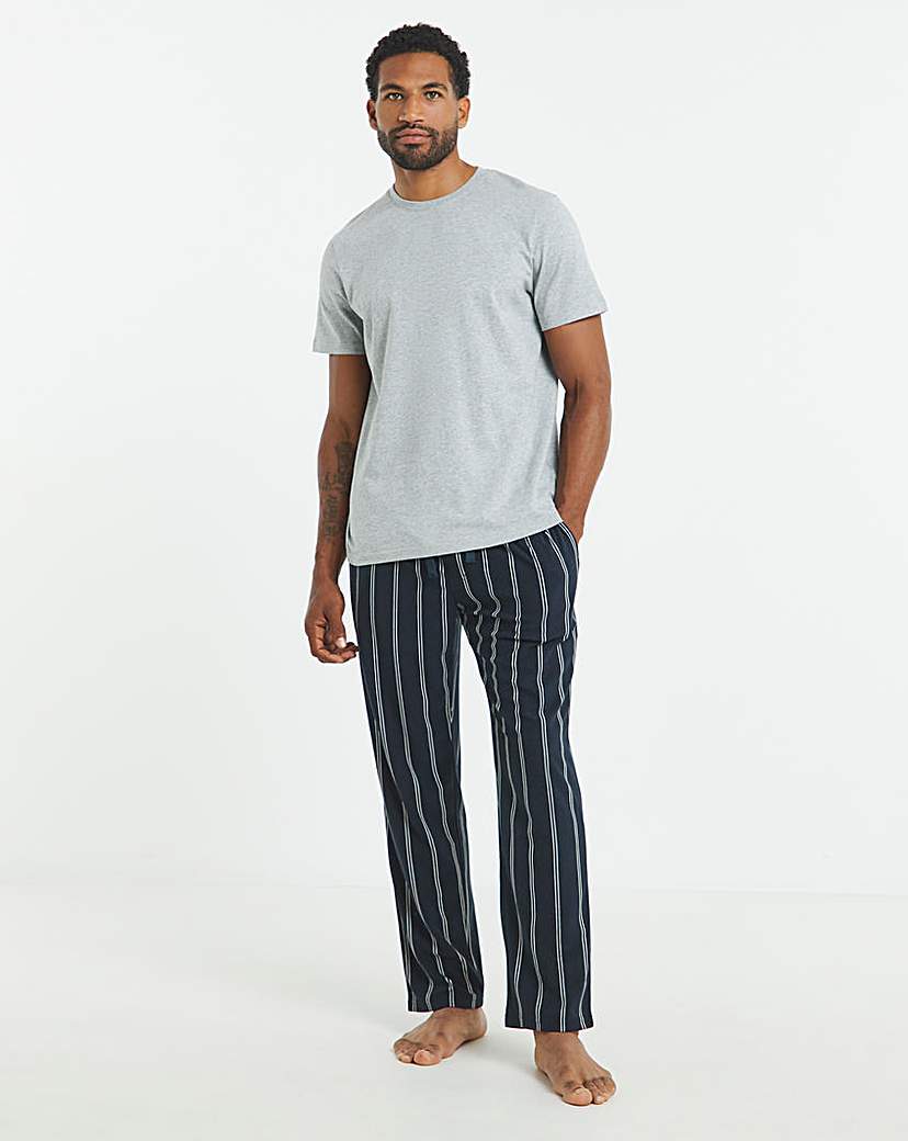 New In - Jersey Top Stripe Bottom Pyjamas