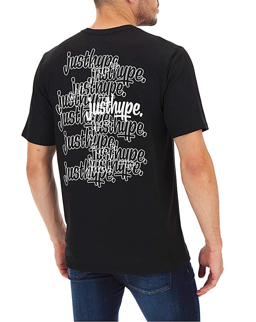 Image of Hype Back Print Ghost Print T-Shirt Long