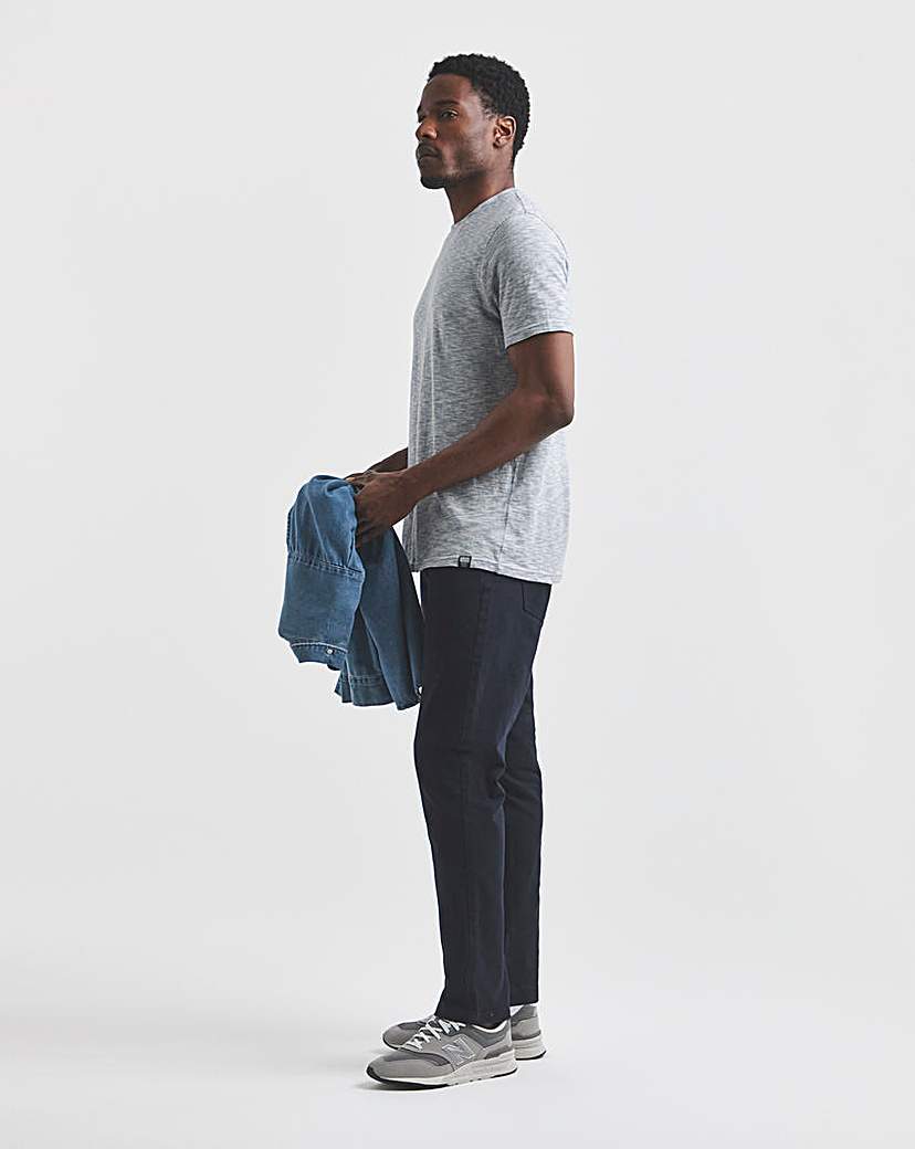 Union Navy Straight Gabardine Jeans
