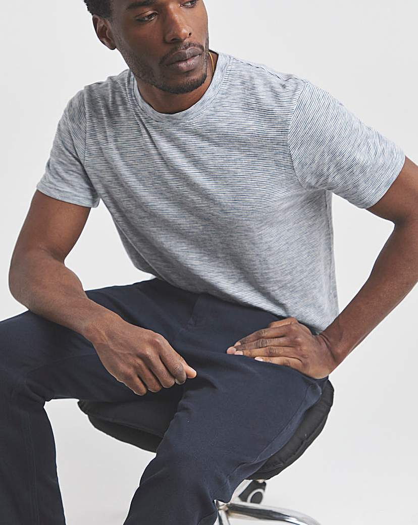 Union Navy Straight Gabardine Jeans