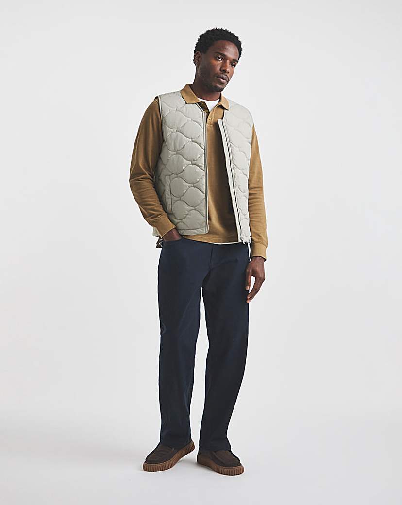 New In - Union Navy Loose Fit Gabardine
