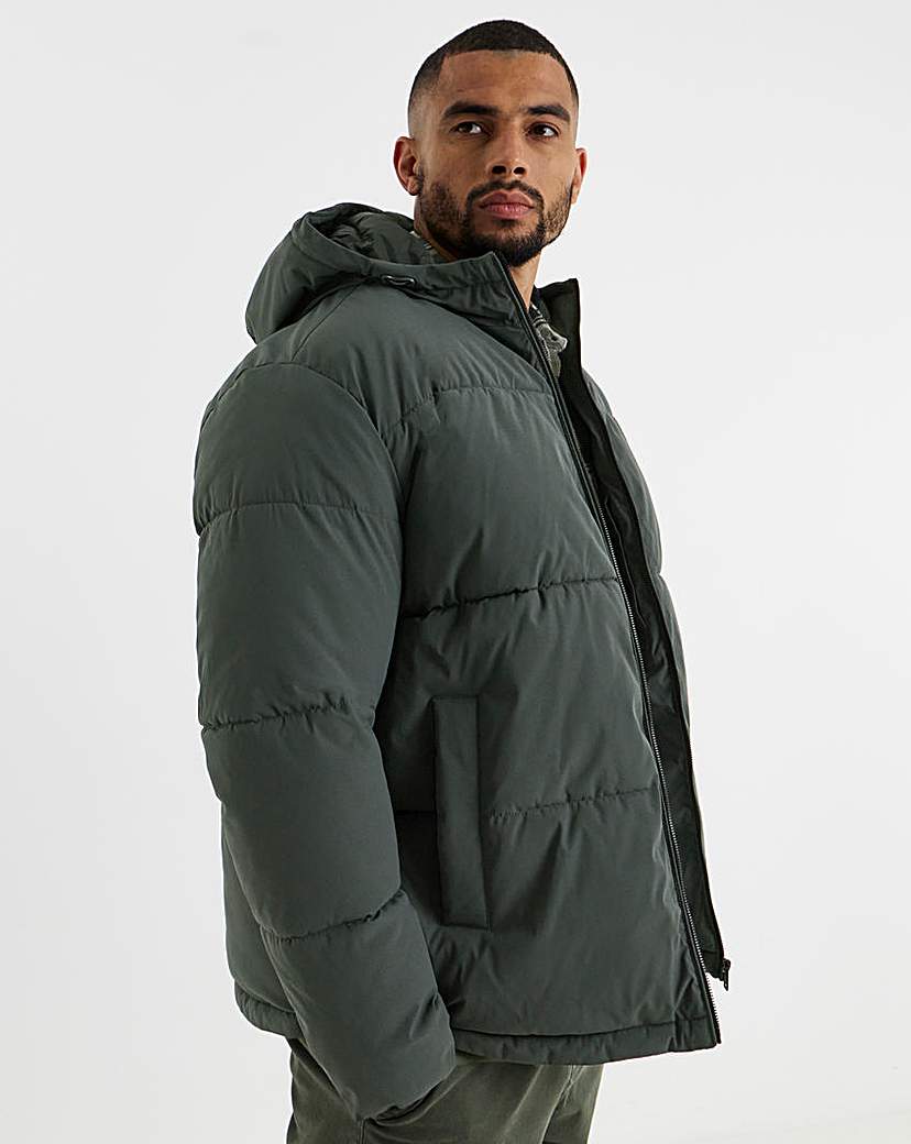 Jack & Jones Galaxy Puffer Jacket - Grey