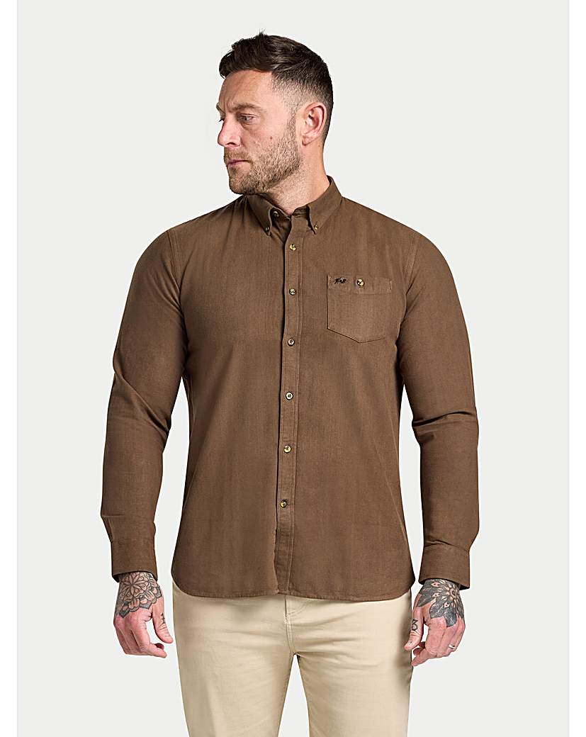 New In - Raging Bull Brushed Herringbone Shirt