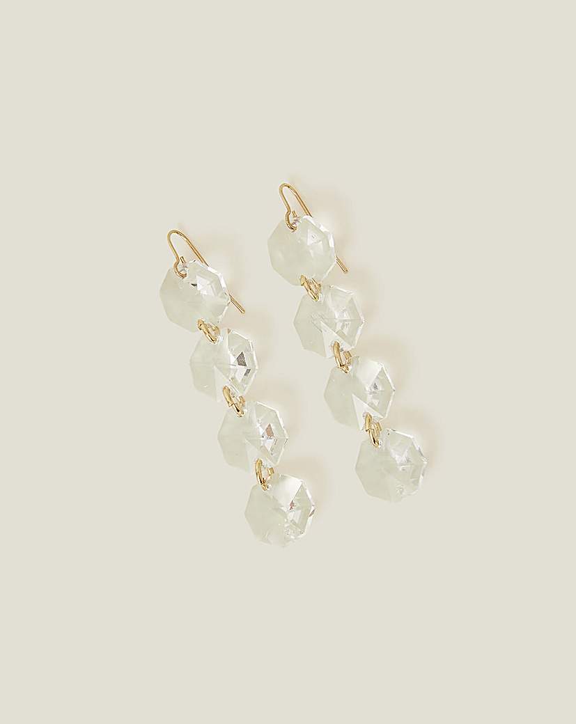 Image of Accessorize Statement Crystal Earrings