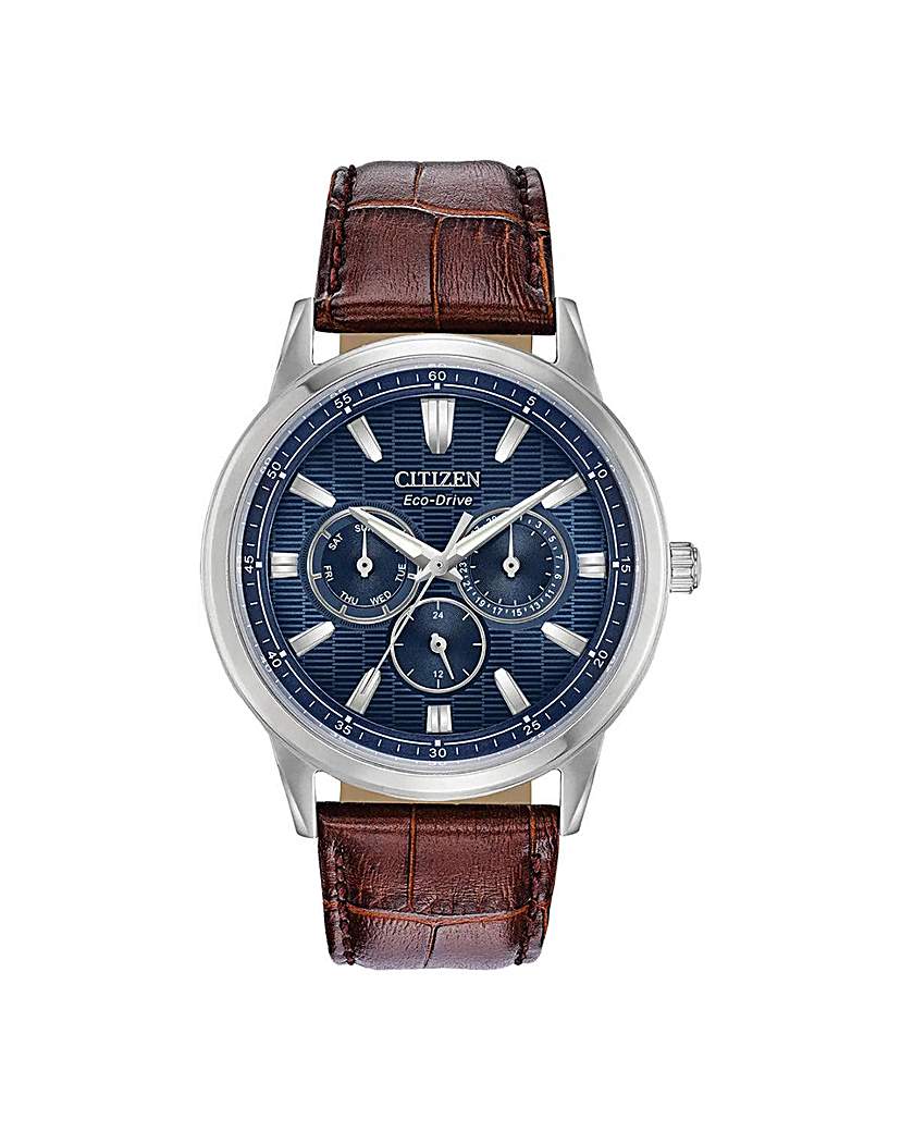 Citizen Watches With Leather Straps Jacamo