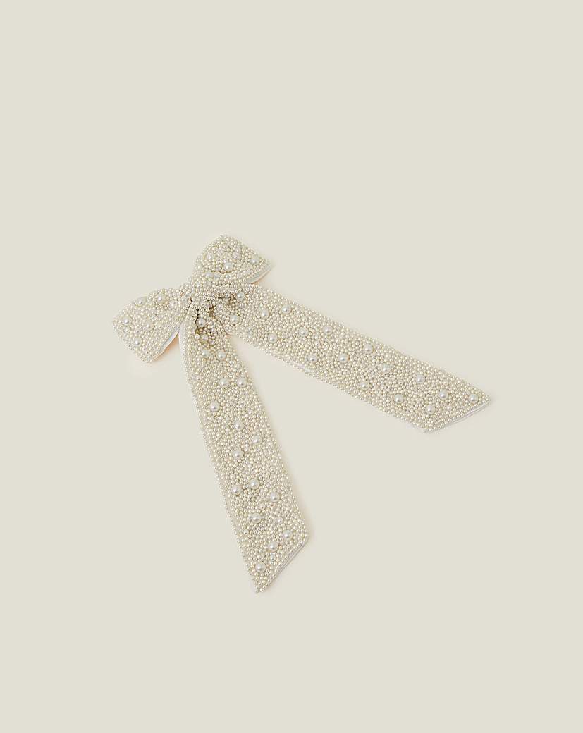 Image of Accessorize Statement Pearl Hair Bow