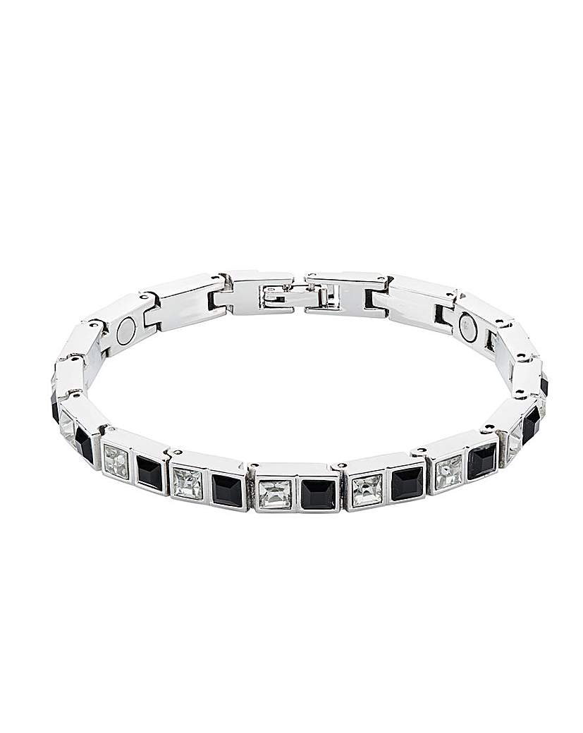 Espree Black and Clear Crystal Bracelet