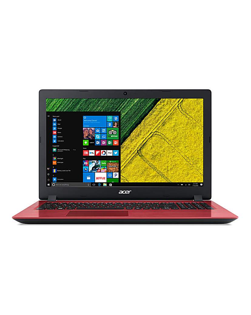 Acer 15.6in Aspire i3 128Gb Laptop Red