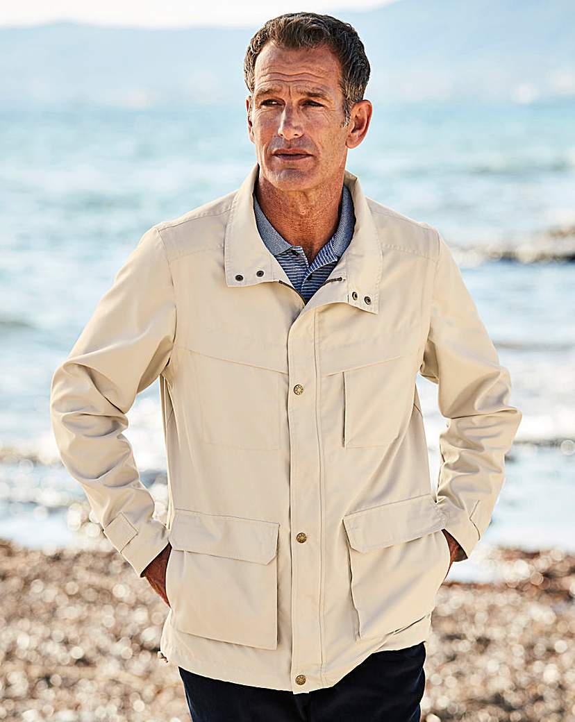 Image of Premier Man Stone Zip Off Sleeve Jacket