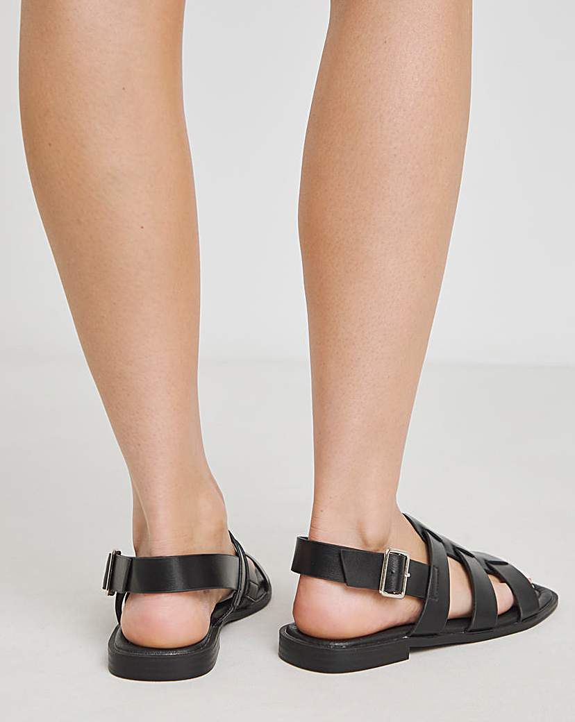 Gladiator Flat Sandal Ex Wide