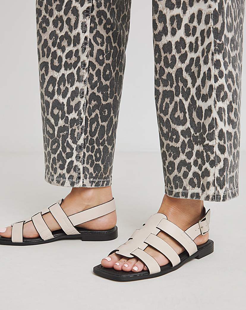 Gladiator Flat Sandal Wide