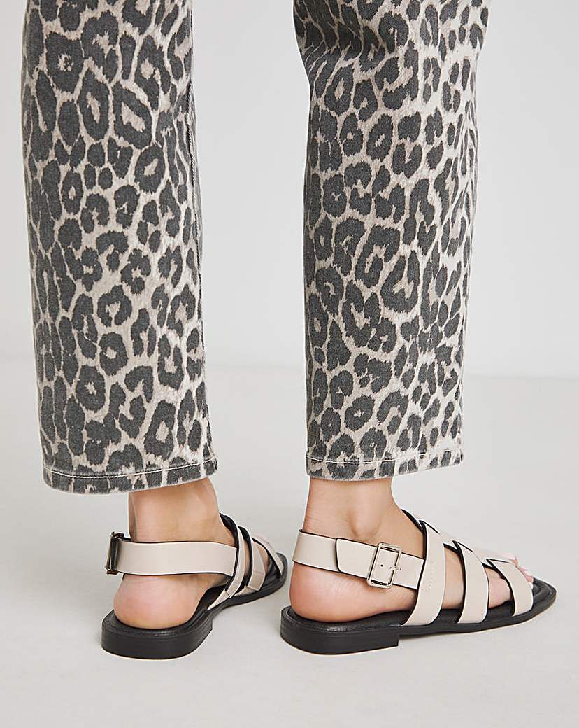Gladiator Flat Sandal Wide