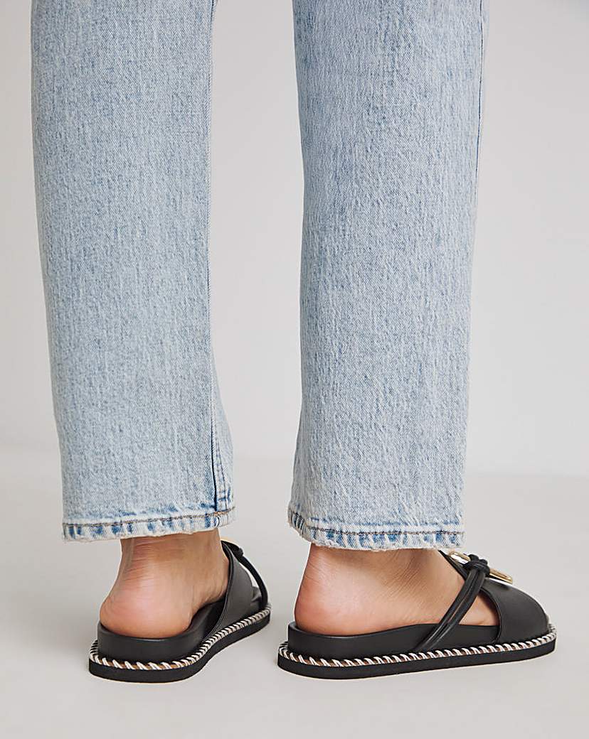 Big Trim Footbed Sandal ExWide