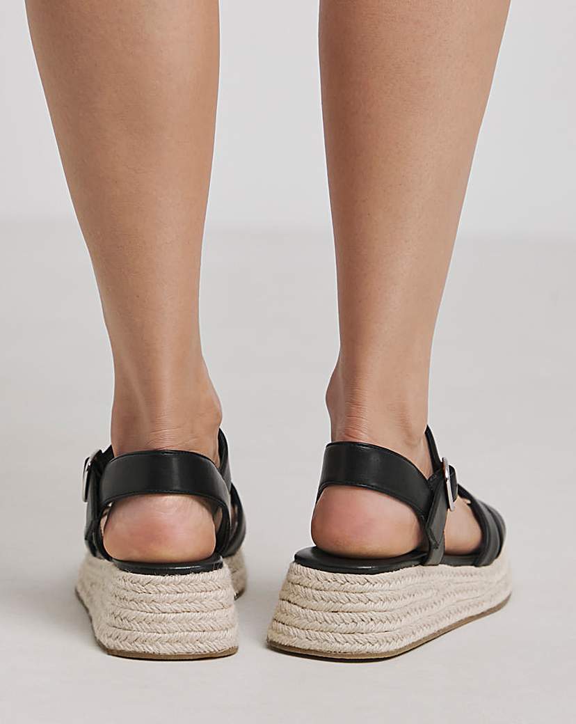 Espadrille Flatform Sandal ExWide
