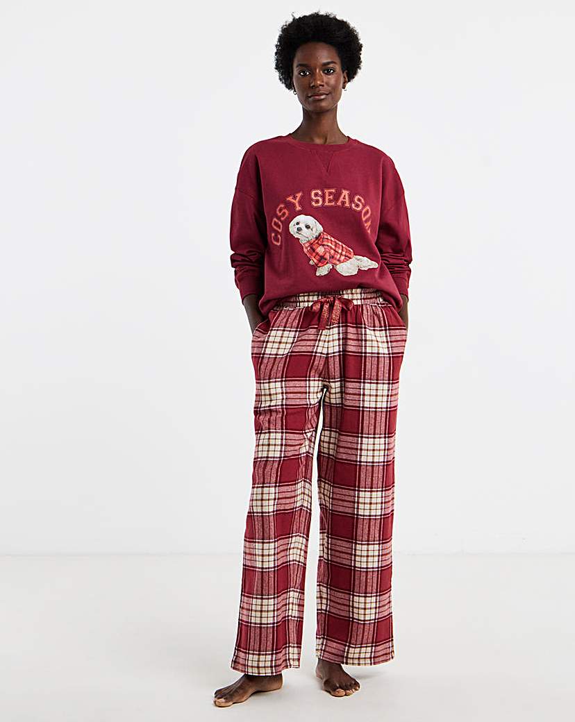 Pretty Secrets Dog Check Pyjama Set
