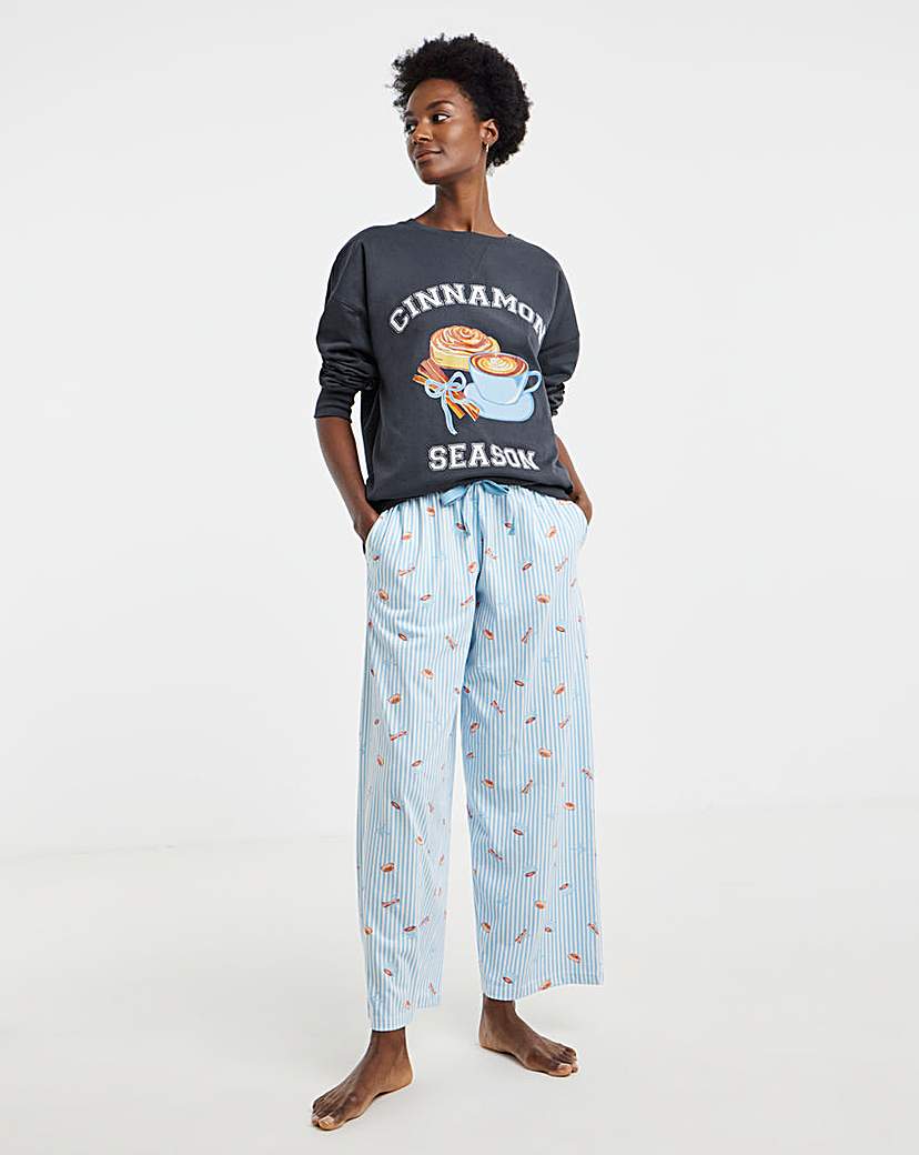 Pretty Secrets Cinnamon Check PJ Set