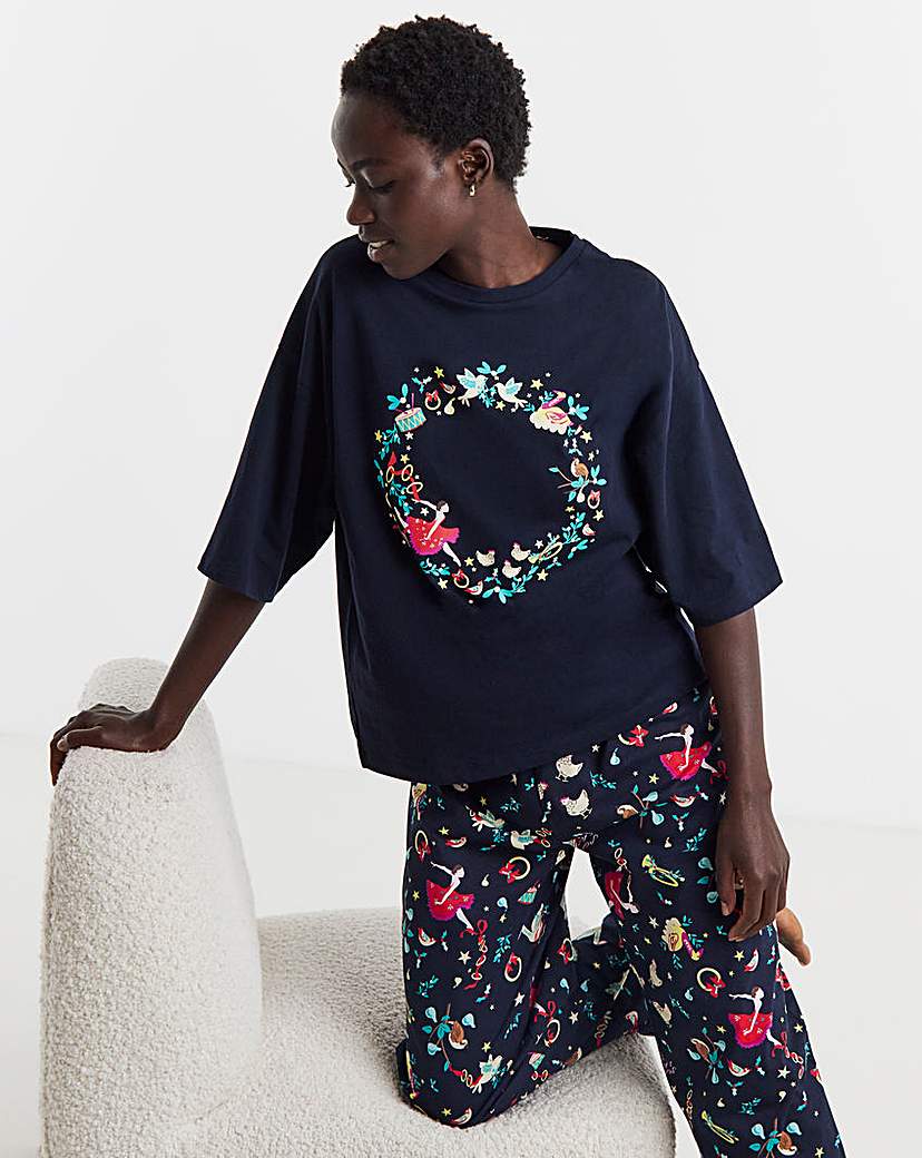 12 Days Of Christmas Graphic Pyjama Set
