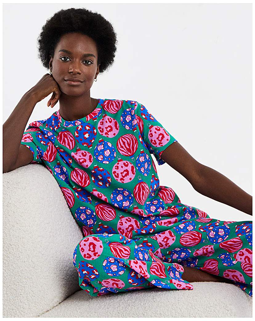 Value Bauble Print Pyjama Set