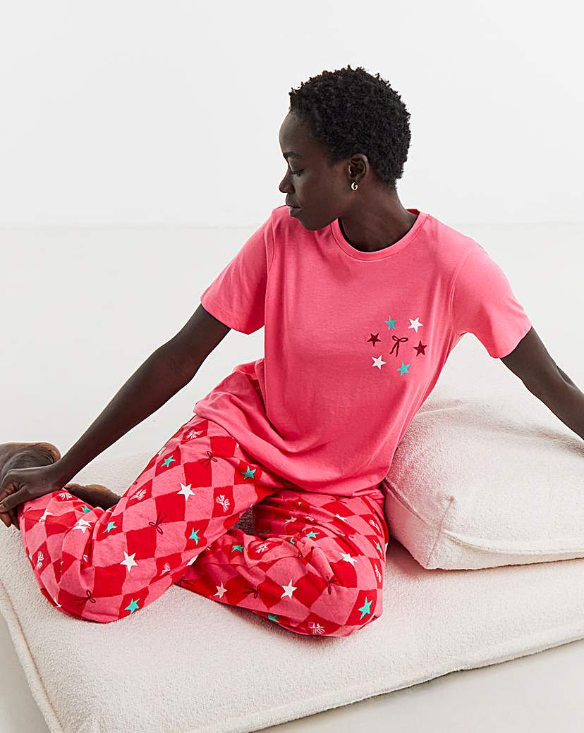 Value Bright Bow Pyjama Set
