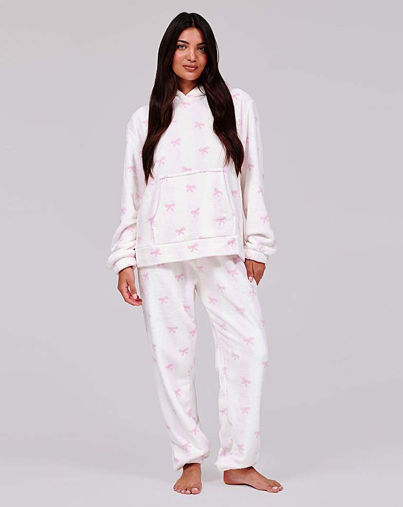 Loungeable Striped Hoodie and Jogger Set