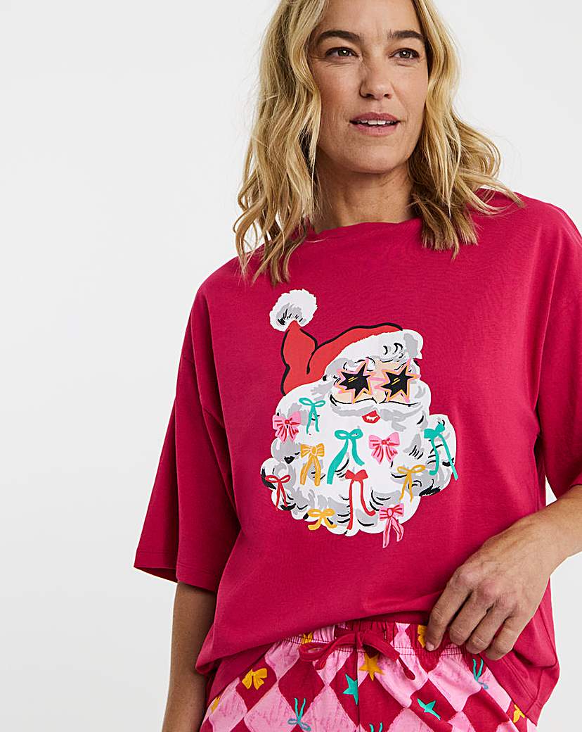 Santa Graphic Pyjama Set