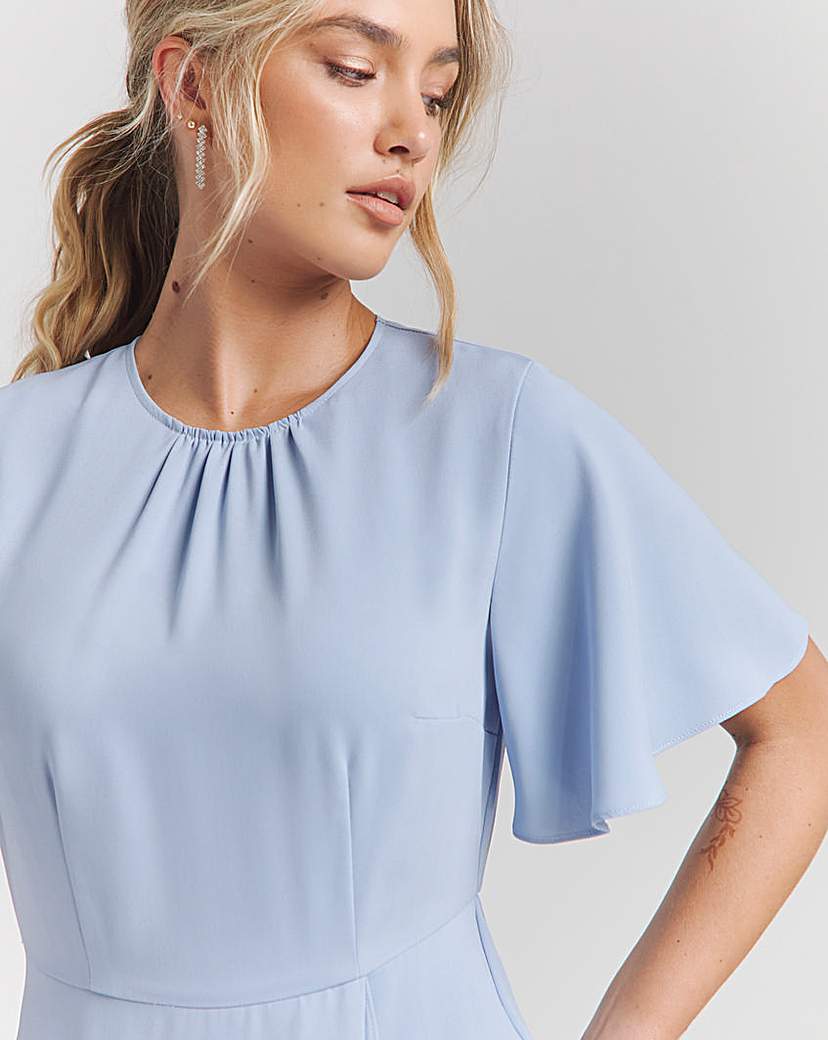 Joanna Hope Belt Ruffle Dress