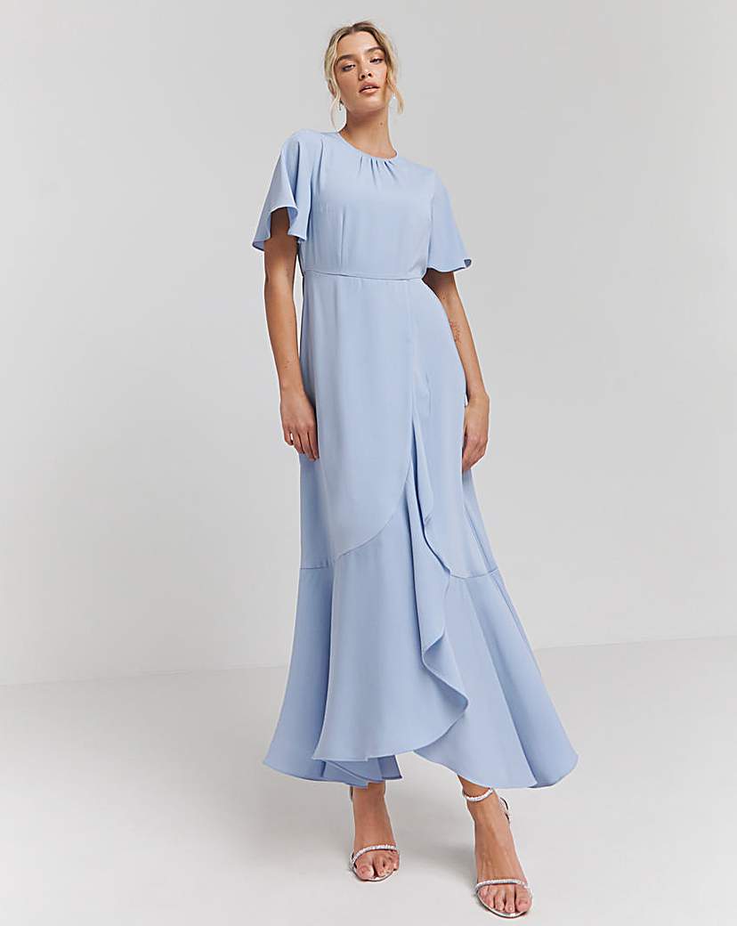 Joanna Hope Belt Ruffle Dress