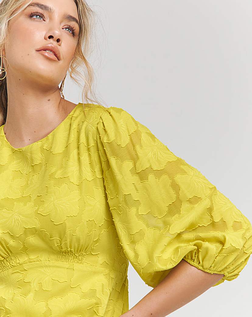 Joanna Hope Burnout Maxi Dress