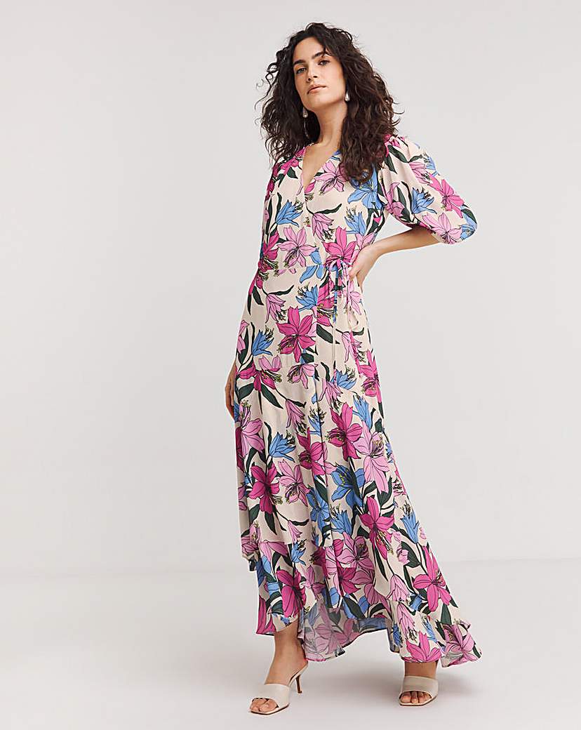 Joanna Hope Wrap Maxi Dress